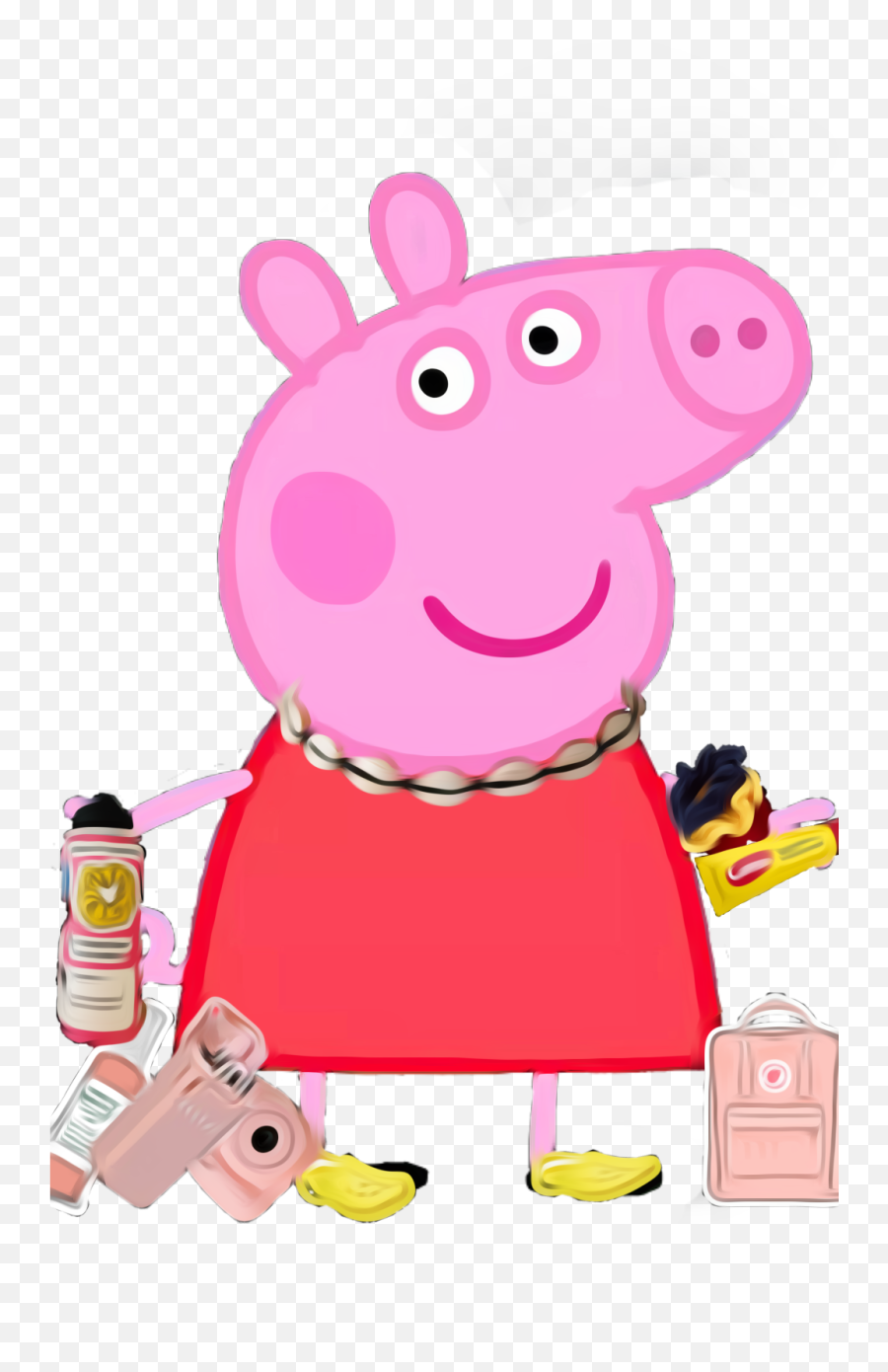 Peppa Pig As A Vsco Girl - Peppa Pig Vsco Girl Emoji,Girl Pig Emoji