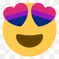 Bi Means All Emojis Bimojis - Bisexual Heart Eyes
