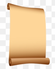 Paper Scroll Clip Art - Transparent Transparent Background Scroll Png Emoji,Scroll Emoji