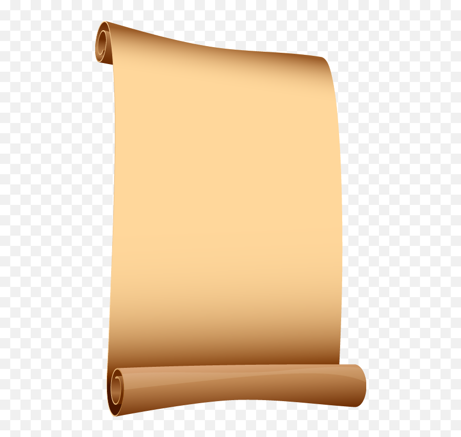Paper Scroll Clip Art - Transparent Transparent Background Scroll Png Emoji,Scroll Emoji