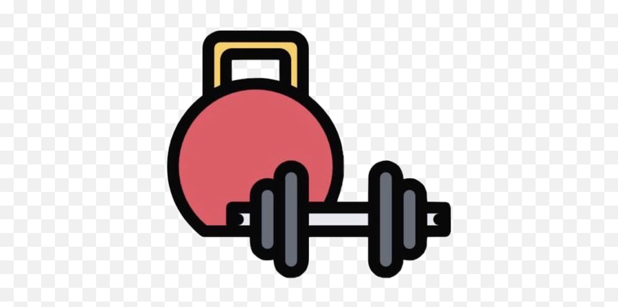 Dumbell Bell Weights - Gym Icon Png Color Emoji,Weight Loss Emoji