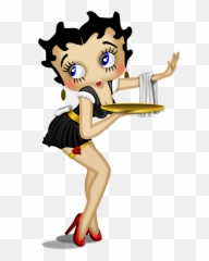 Pin - Betty Boop No Bar Emoji,Waitress Emoji