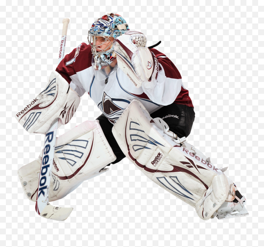 Hockey Nhl Goalie Avalanche Colorado - Goaltender Emoji,Goalie Emoji