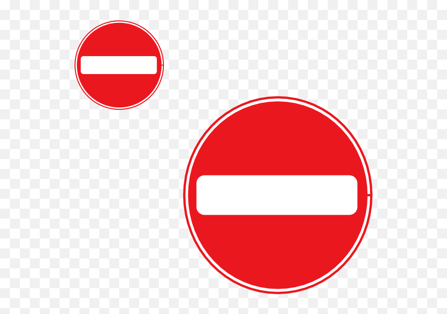 No Entry Png - No Entry Sign With No Background Emoji,No Entry Emoji