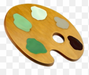 Aromantic Paint Palette Credit Isnt Needed But - Wood Emoji,Footprint Emoji