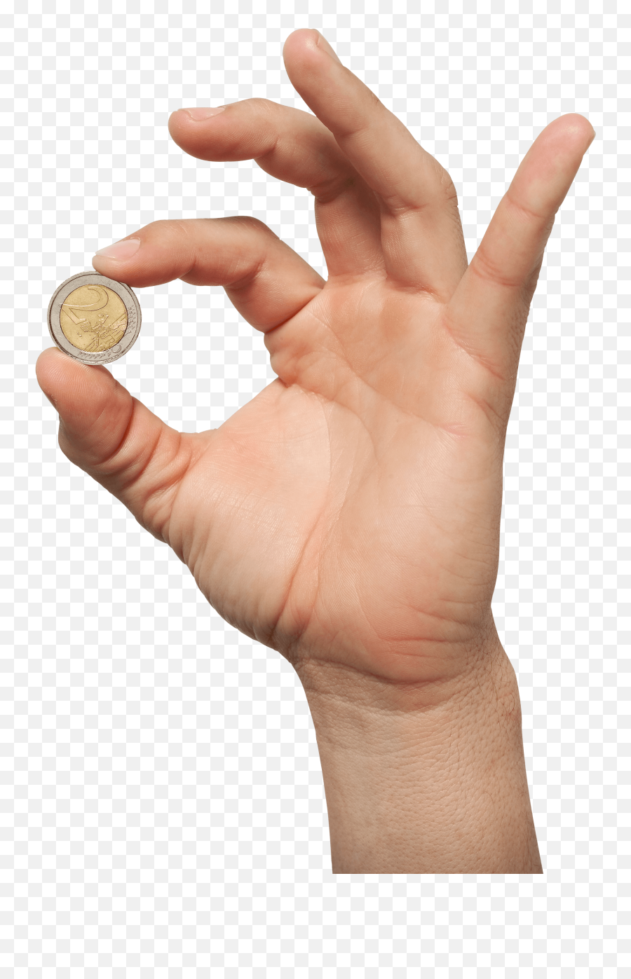 Transparent Finger Circle Png - Money Coin On Hand Emoji,Circle Finger Emoji