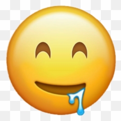 Emotions Emojis Baby Happy Lengua Feliz - Drooling Transparent