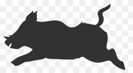 Wild boar Silhouette Clip art - png download 911500 Boar Emoji