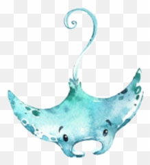 Stingray Stingrays Beach Summer - Manta Ray Emoji,Stingray Emoji
