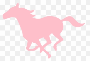 Pink Horse Icon - White Horse Icon Transparent Emoji,Horse Emoticon