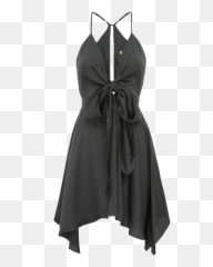 Dress Dresses Clothing Clothes Picsart - Little Black Emoji