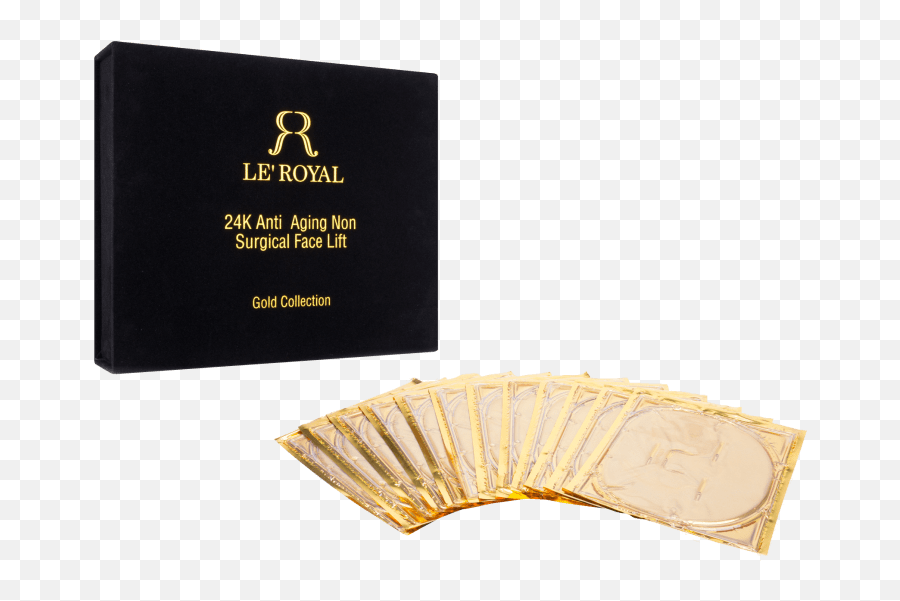 Le Royal 24k Gold Face Masks - Document Emoji,Surgical Mask Emoji