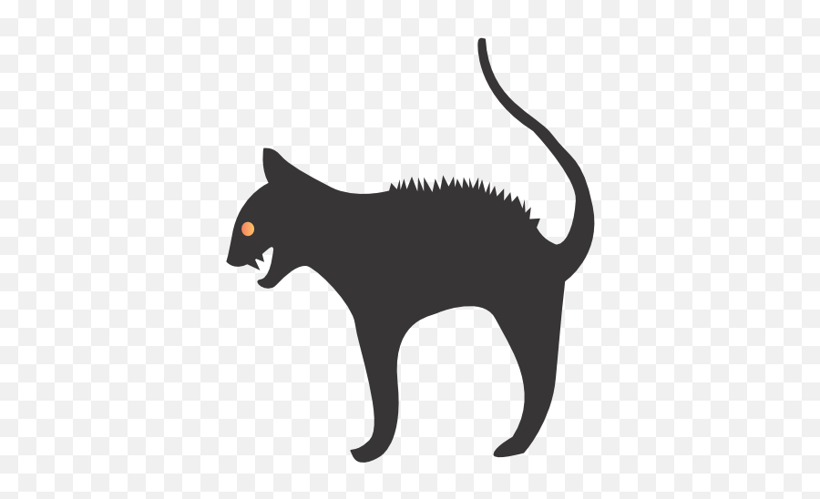 Cat Icon Transparent At Getdrawings Free Download - Cosas Representativas De Halloween Emoji,Black And White Cat Emoji