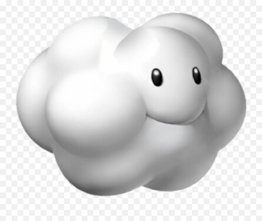 Cloud Mario Bros Kpop Edit White Colors - Cloud Mario Bros Emoji,Mario Bros Emoji