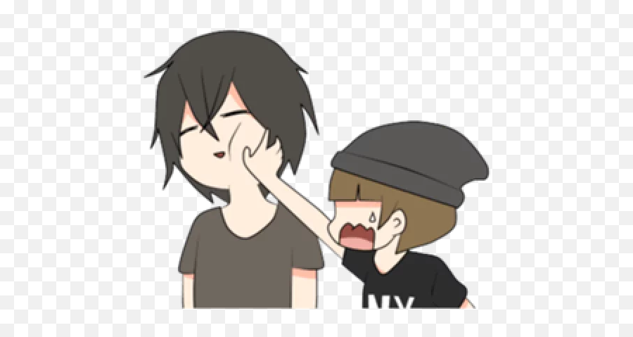 Shortcoupleproblem Stickers For Telegram - Cartoon Emoji,Beret Emoji