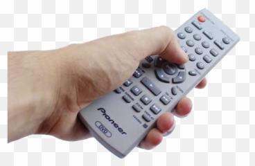 Remote Control In Hand - With Png Emoji