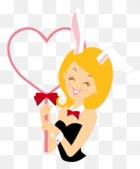 Girl Bunny Heart Icon - Hot Png Emoji