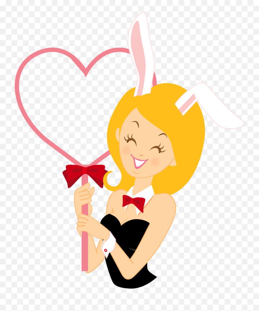 Girl Bunny Heart Icon - Hot Girl Icon Png Emoji,Sexy Girl Emoji