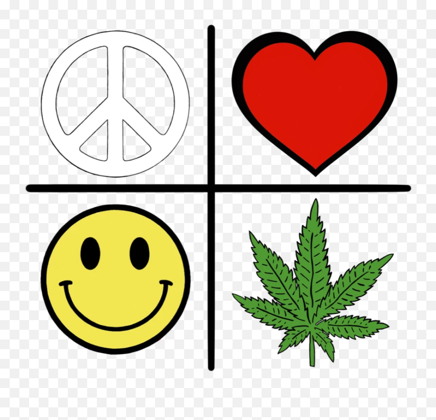 Peace Love Happiness U0026 Cannabis U2013 Incite Expression - Happy Emoji,Weed Emoticon
