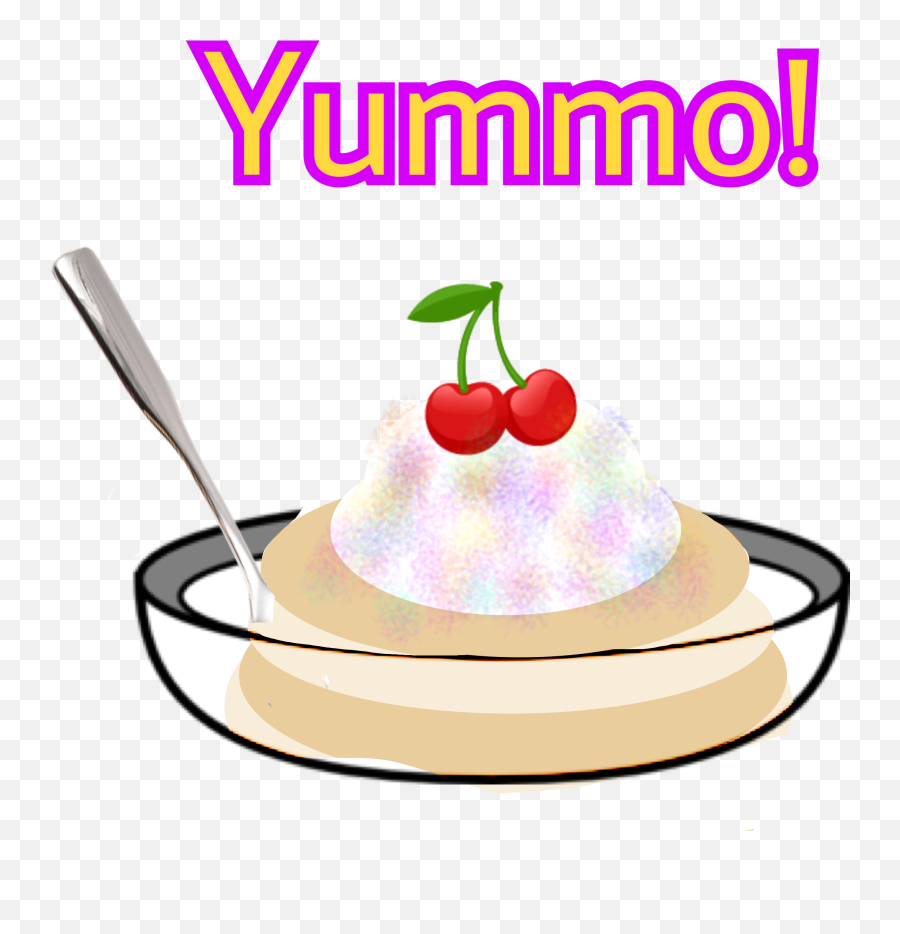 Yummo Sundae Icecream Cherryontop Scsundae Freetoedit - Fresh Emoji,Ice Cream Sundae Emoji