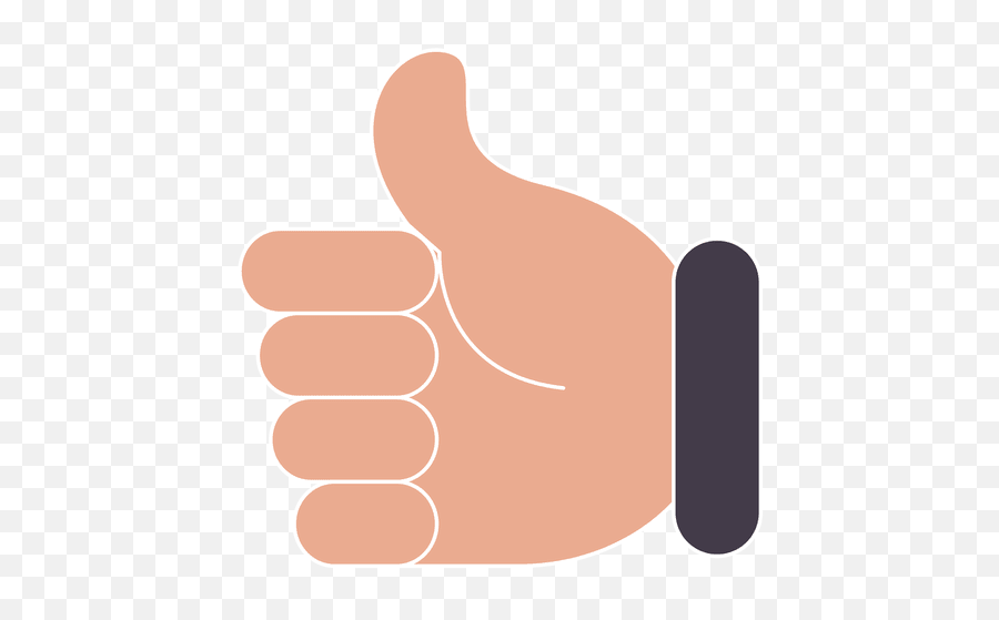 Hand Ok Thumbs Up With White Stroke - Mano De Ok Png Emoji,Laughing Emoji Ok Hand
