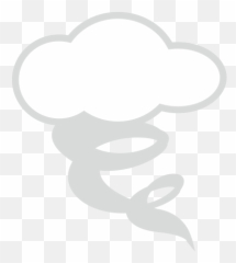 Cloud With Tornado Emoji For Facebook Email Sms - Tornado Logo Graphic,Tornado Emoji