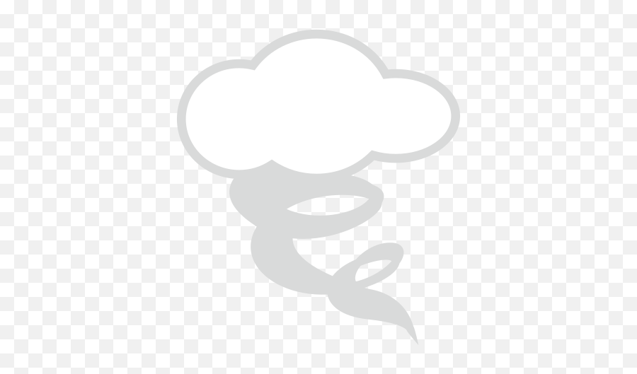 Cloud With Tornado Emoji For Facebook Email Sms - Tornado Logo Graphic,Tornado Emoji