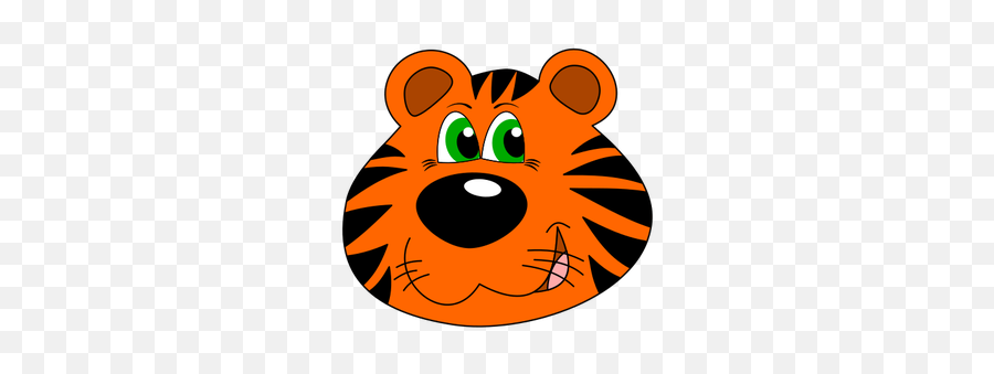 Cartoon Tiger - Cartoon Tiger Face Emoji,Cat Japanese Emoji