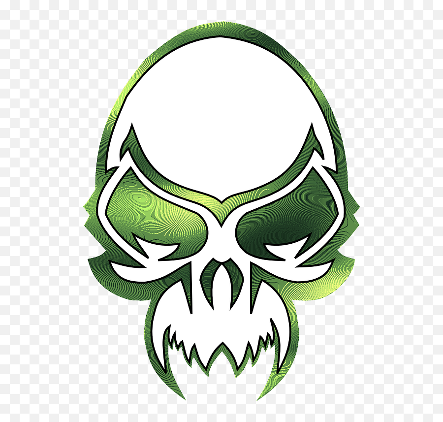 Alien Skull Head Monster Devil - Devil Skulls Emoji,Crazy Emoji - free ...