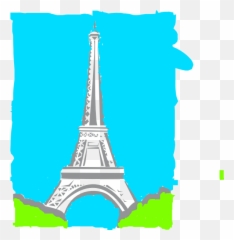 France Clipart Vector - Eiffel Tower Art Emoji