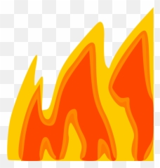 Flame Cartoon Clipart - Flames Clip Art Emoji,Flames Emoji