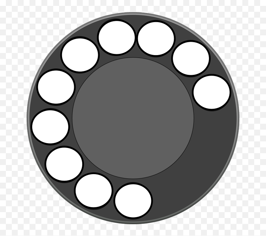 Free Dial Telephone Vectors - Rotary Dial Emoji,Paw Emoticon