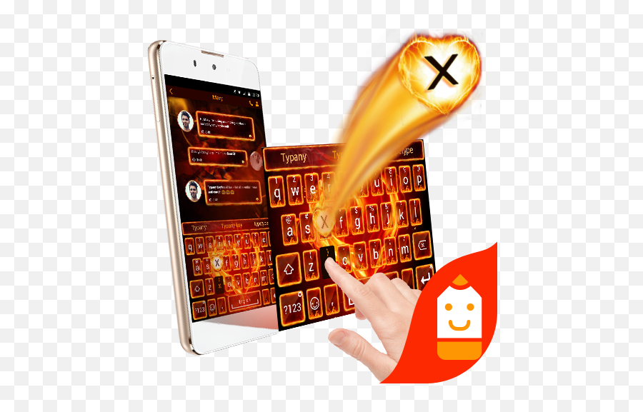 Love Fire - Smartphone Emoji,Thumbs Up Emoji On Keyboard