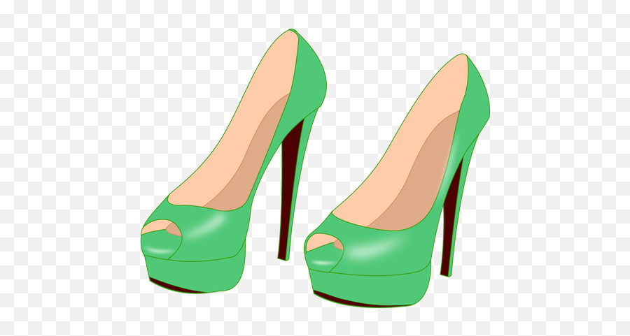 High Heels - Green High Heel Shoe Clipart Emoji,Dancing Girls Emoji