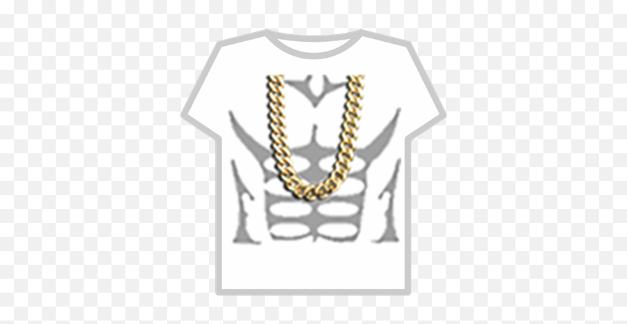 Abs W Gold Chain - Cool Roblox T Shirts Emoji,Emoji Jordans