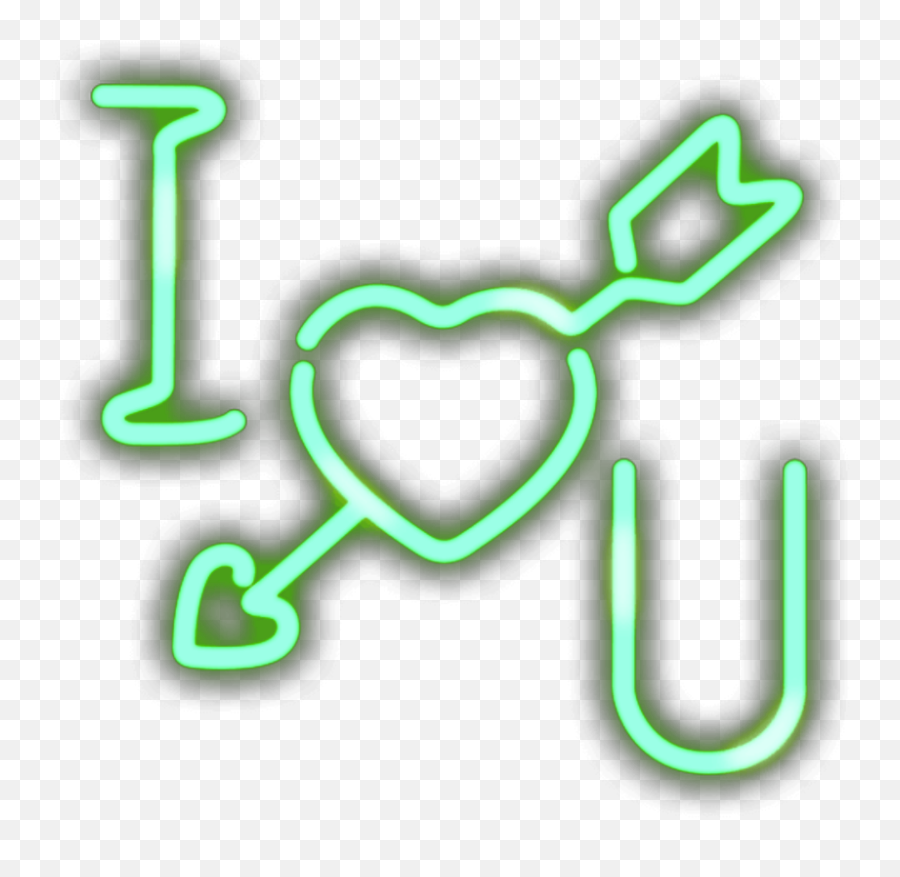 I Love You Neon Red Spiral Aesthetic - Love You Neon Png Emoji,Emoji I Love You