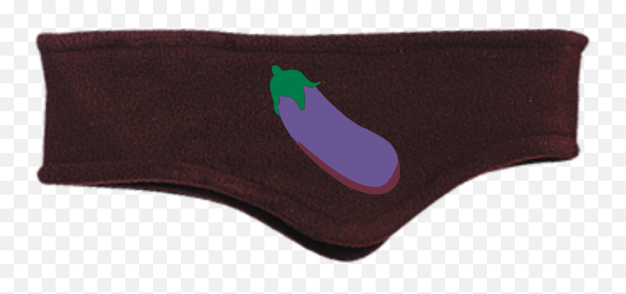 Eggplant Emoji C910 Port Authority Fleece Headband Fleece - Sock,The Eggplant Emoji