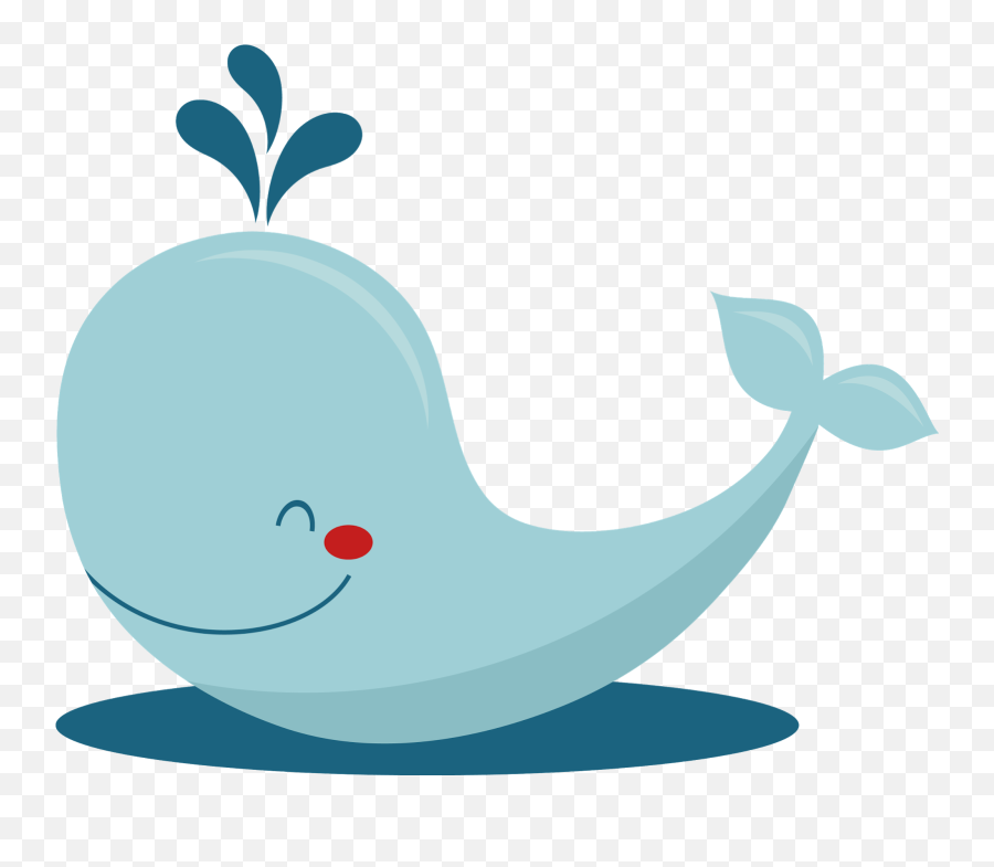 Clipart Of Marine Whale And Kate - Png Download Full Size Clip Art Emoji,Blue Whale Emoji