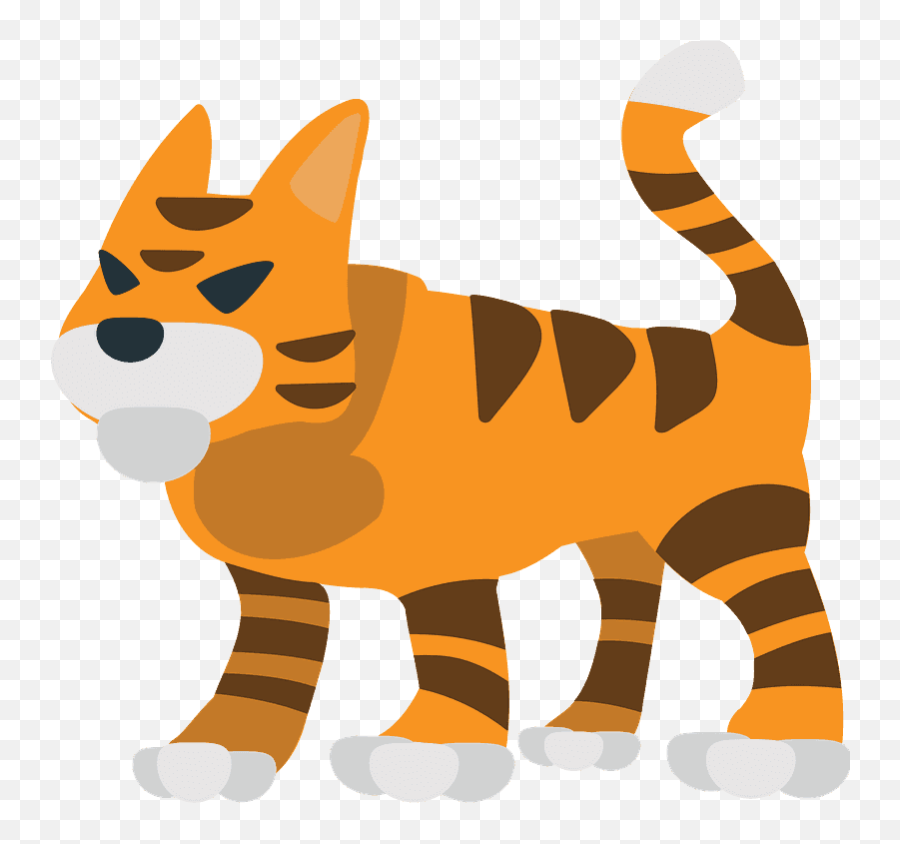 Tiger Emoji Clipart - Animal Figure,Tiger Emoji