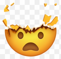 Emoji Whyamialive Head Sticker - Mind Blown Png