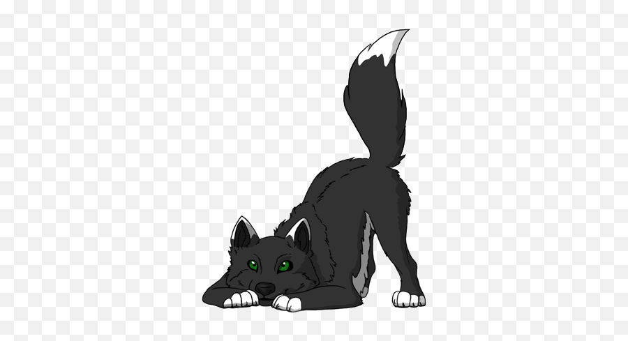 Ask Wolf Stickers Gfycat - Animated Cartoon Wolf Gif Emoji,Emoji Wolf
