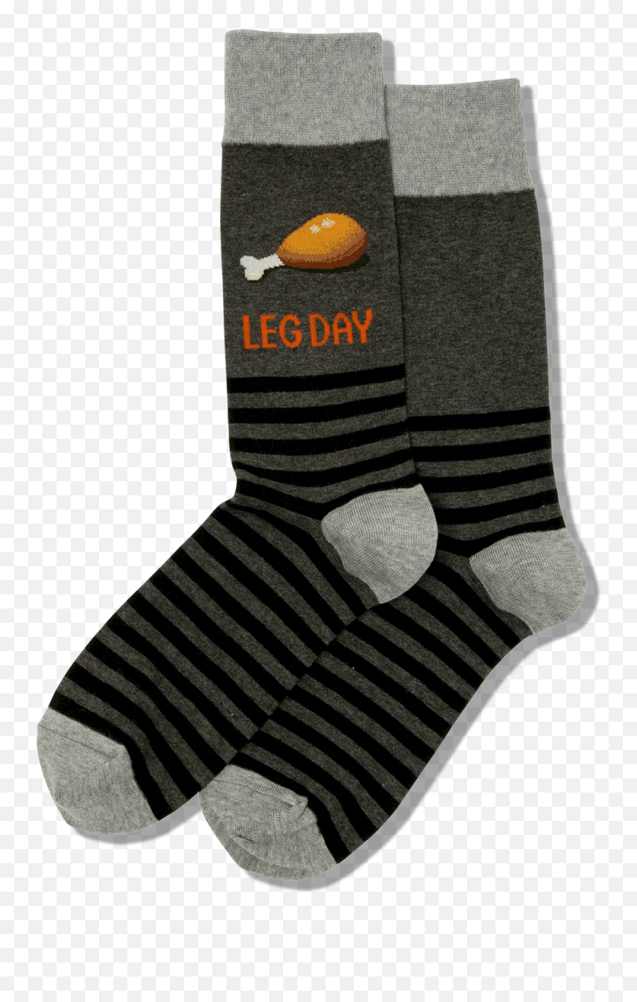 Menu0027s Leg Day Crew Socks - Charcoal Sock Emoji,Drumstick Emoji