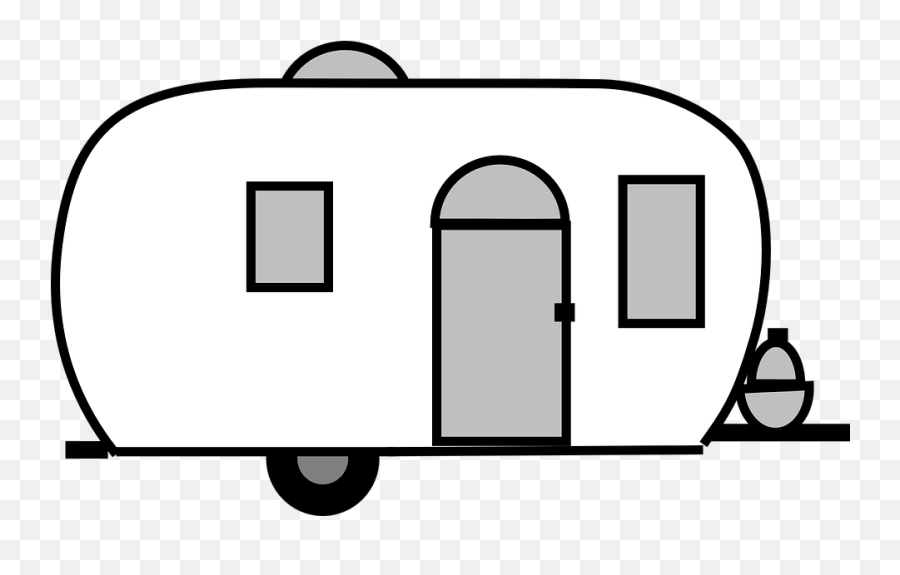 Globetrotter Caravan Mobile Home - Airstream Clipart Emoji,Holiday Emojis For Iphone