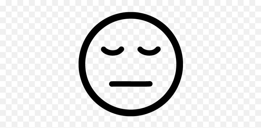 Confused Line Icon - Stickman Angry Face Emoji,Disgusted Emoji
