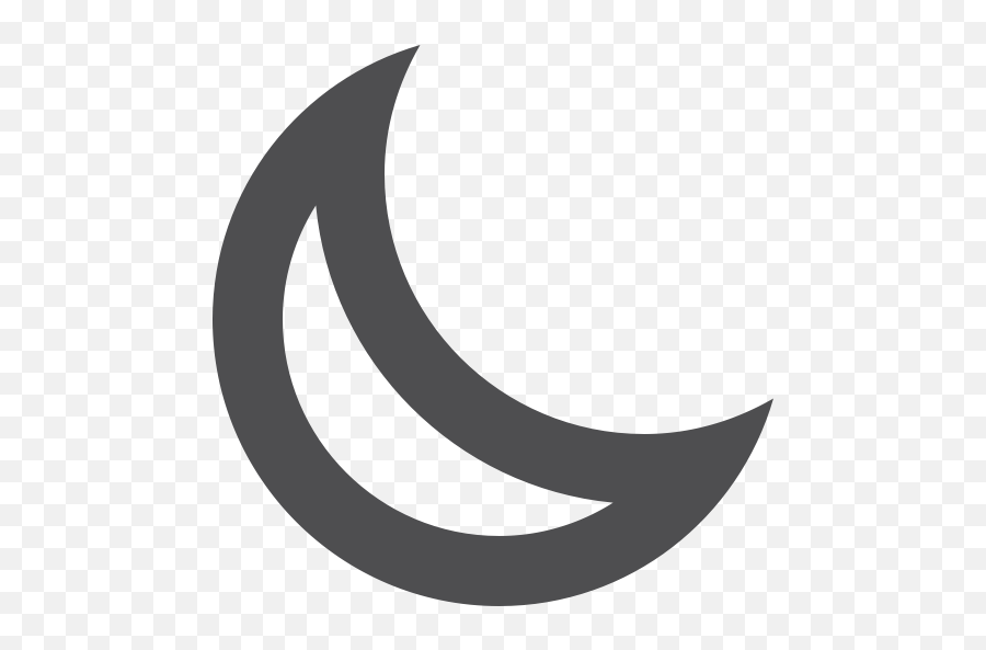 Stroke Moon Icon - Crescent Emoji,Black Crescent Moon Emoji