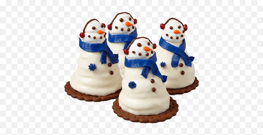 Lil Snowmen - Icing Emoji,Emoji Desserts