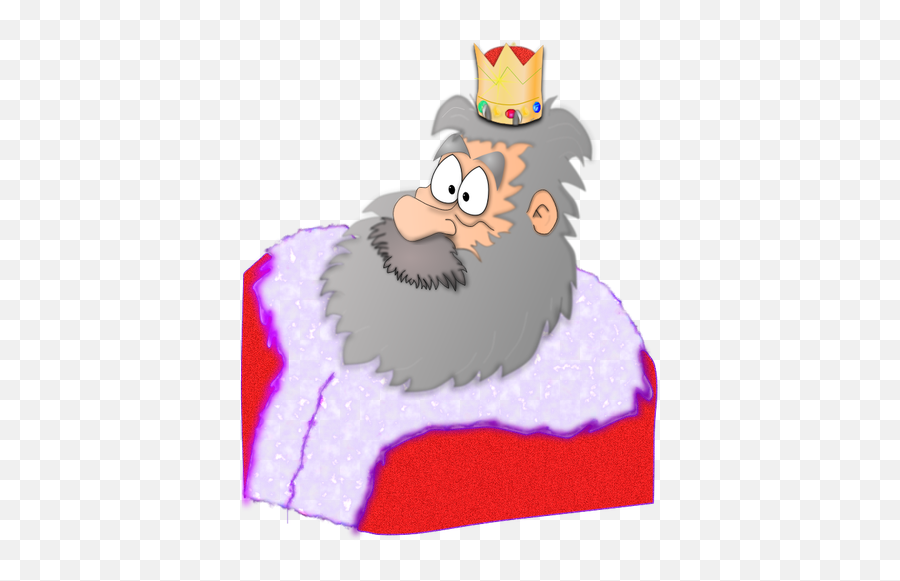 Santa The King Vector Graphics - Santa Claus Looks Like A King Emoji,Birthday Cake Emojis