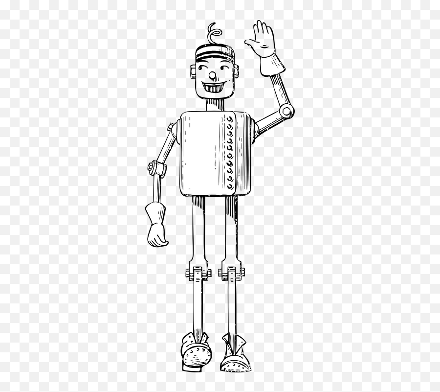 Free Robot Android Vectors - Tin Man Clip Art Emoji,Star Wars Emoticon