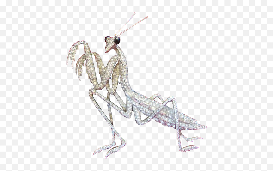 Praying Mantis Brooch Pin - Illustration Emoji,Praying Mantis Emoji