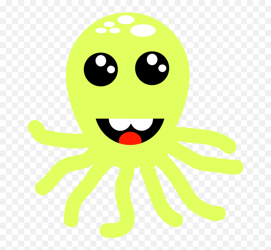 Emoticon Eye Octopus Png Clipart - Clip Art Emoji,Octopus Emoticon